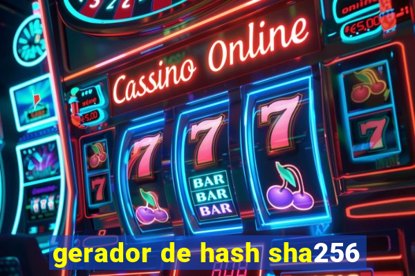 gerador de hash sha256